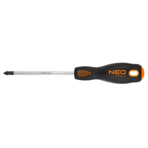 NEO SKRUTKOVAČ KRÍŽOVÝ SKRUTKOVAČ PZ2 X 100MM S MAGNETICKÝM HROTOM 04-034