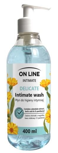 On Line Jemný tekutý na intímnu hygienu s extraktom z nechtíka lekárskeho 400 ml