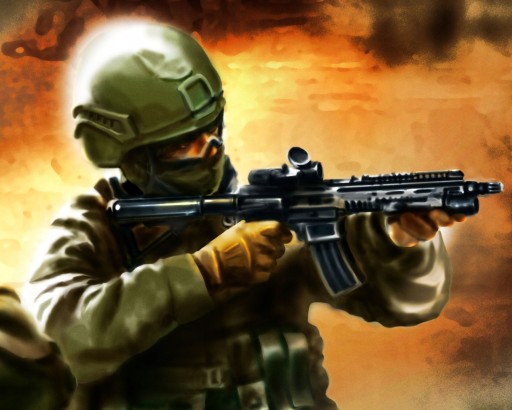 VEĽKÁ HERNÁ PODLOŽKA POD MYŠ VOJENSKÁ ARMÁDA SNIPER CS WARRIOR