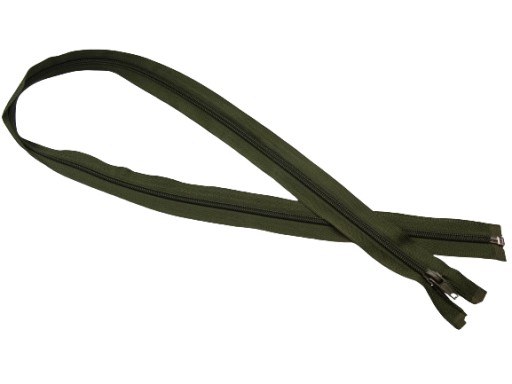 Zips 5, špirála, 55 cm, oliva