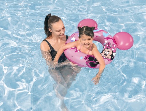 NAFUKOVACÍ PLÁVACÍ PRUH S ušami MINNIE MOUSE BESTWAY 9102N