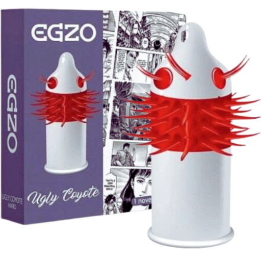 EGZO UGLY COYOTE KONDOM 1 KUS STIMULUJÚCE HROTY