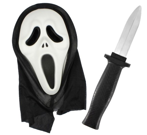 Falošná maska na nôž Scary Movie Scary Movie Scream Halloweensky kostým