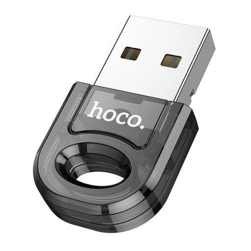 HOCO USB A bluetooth adaptér UA28 transparentný čierny