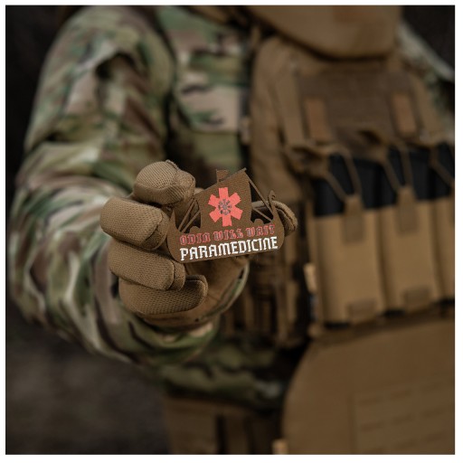 Nášivka na suchý zips VIKING EVAC M-TAC DRAKKAR SHIP PARAMEDYK MORALE COYOTE