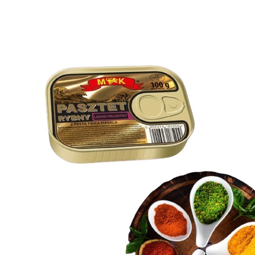 RYBIA PAŠTÁTA MK 100G JEMNE PEKNUTÁ TIKKA MASALA