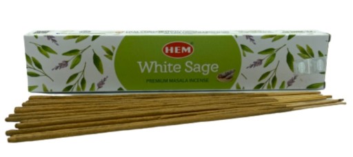 Prémiové vonné tyčinky HEM White Sage 15g