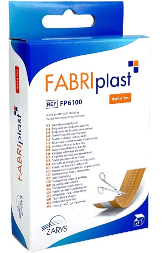 OBRYS - FABRIplast - 6cm x 1m, 1 ks. - látková omietka s obväzom