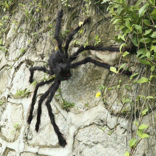 VEĽKÁ UMELÁ OZDOBA HALLOWEENSKÉHO VTÁKA OZDOBA VTÁČIKA HALLOWEEN 90 CM