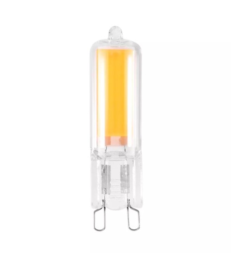 G9 LED žiarovka 5W 500lm Teplá biela COB 5W=40W NEBLIKÁ