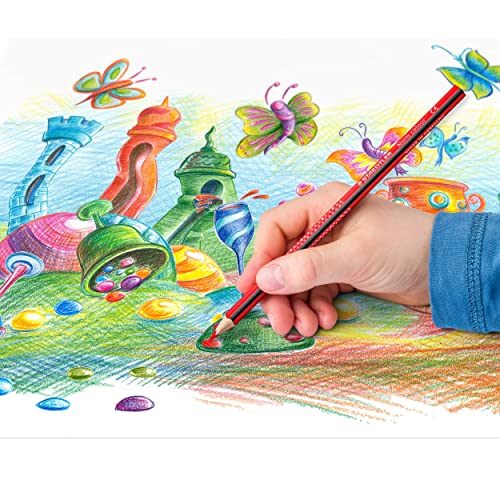 STAEDTLER NORIS COLOR SILNÉ TROJUHOLNÍKOVÉ CERÚŽKY 16 kusov 12+4