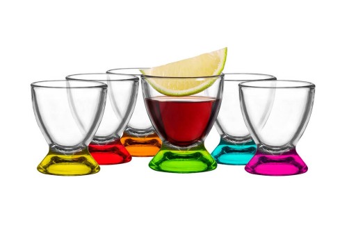 GLASMARK Sklo H-58mm Spodná Mix Farba 1 ks.