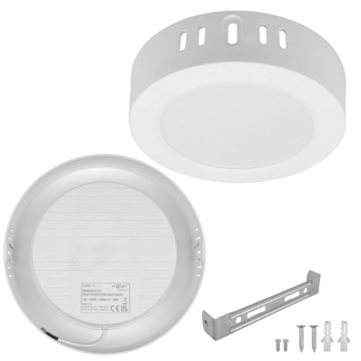 Svietidlo Prisadené LED osvetlenie okrúhle 22 cm 18W 4000K + napájací zdroj