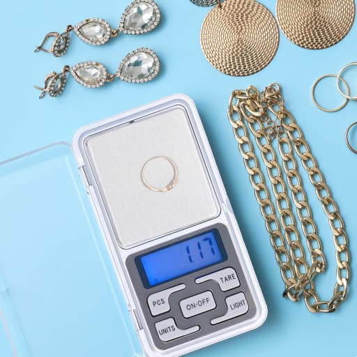 Mini vrecková presná elektronická váha na šperky LCD 0,01g - 500g