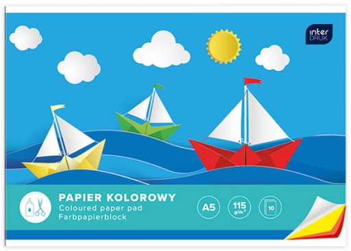 Notebook Farebný papier A4 Interprint
