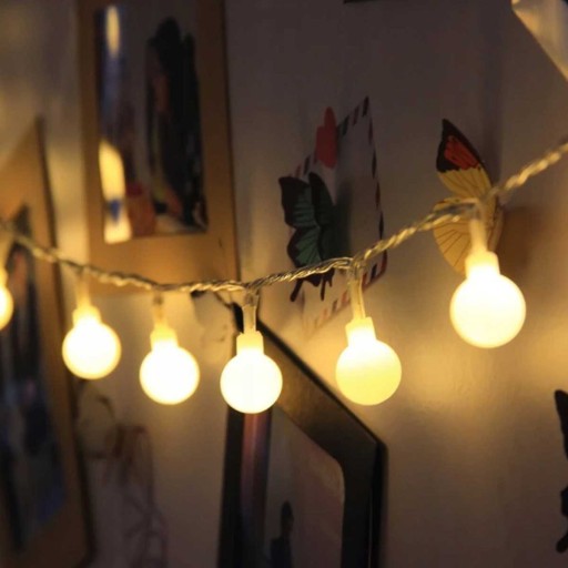ZÁHRADNÁ STRUNKA SVETLÁ, VODEODOLNÁ, ODOLNÁ, 50 LED, 15m