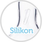 CANPOL FĽAŠOVÝ DUSÍK ÚZKY RÝCHLY SILIKÓN12m+