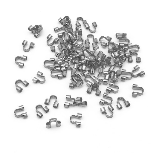 Ochranné káblové svorky Mosadz 5x6x2mm 80ks/5g