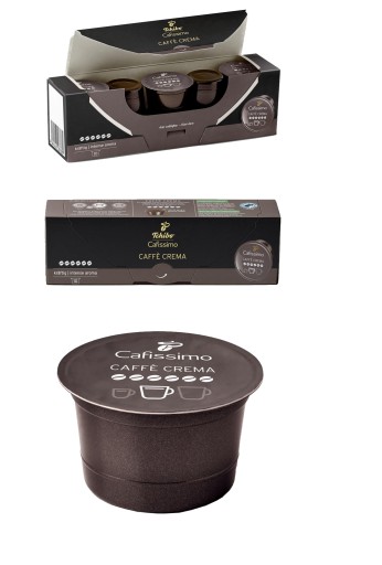 TCHIBO CAFISSIMO kávové kapsuly Caffe Crema kräftig Intense Aroma 10 ks,