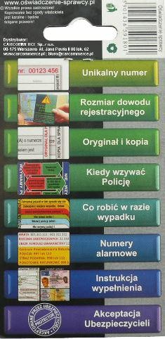 AUTOKOPÍROVACIE VYHLÁSENIE vinníka kolízie