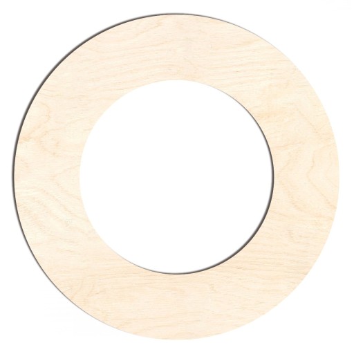 drevená obruč na lapač snov, šírka 15 cm, 30 mm