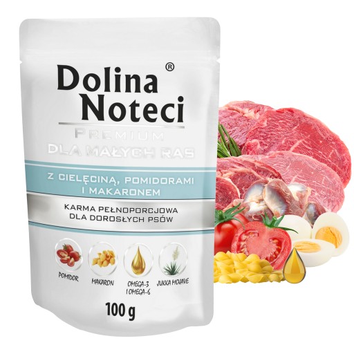 DOLINA NOTECI Prémiové teľacie mäso pre psov malých plemien 100g