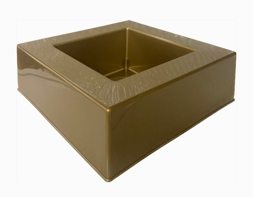 IKEBANA miska SQUARE GOLD 19,5 cm