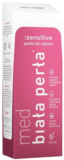 BIELA PERLA CITLIVÝ Past.d/zub. 75 ml