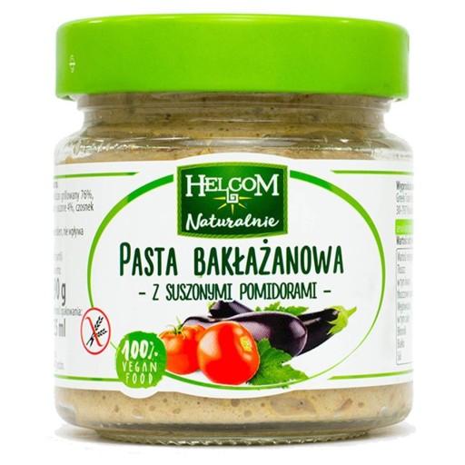 Baklažánová pasta, sušené paradajky 190g HELCOM