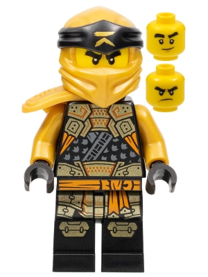 LEGO Ninjago figúrka Golden Cole njo758 Kryštalizované