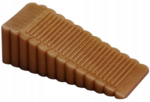 Plastová zarážka dverí Lock Brown Wedge