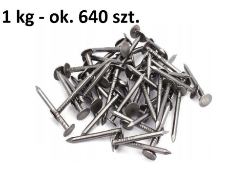 Strešné filcové klince 3,0x25 čierne/1kg