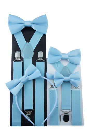 Elegantná, hladká, polomatná čelenka BLUE BOW