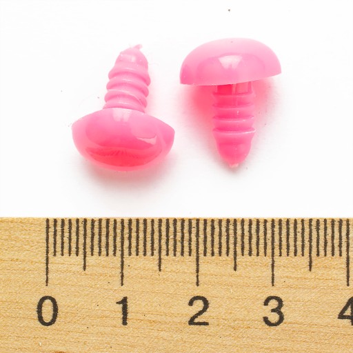 Nos na hračky plastový 11x14mm Špendlík 6mm 50ks