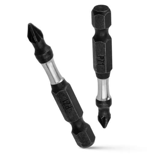 Nárazový bit PZ1 Nárazový bit 50mm | Nárazový bit pre skrutkovač 2 ks.