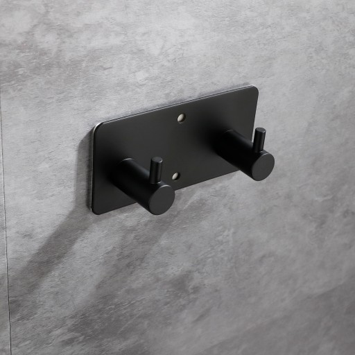 Neinvazívny vešiak na uteráky s háčikom na kľúče od kúpeľne samolepiaci loft