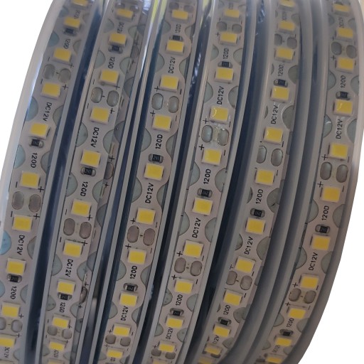 LED pás S do rohov 2835 TEPLÁ BIELA 7W 1m