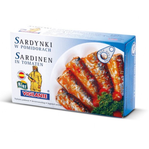 Španielske sardinky v paradajkách 120g srdiečka