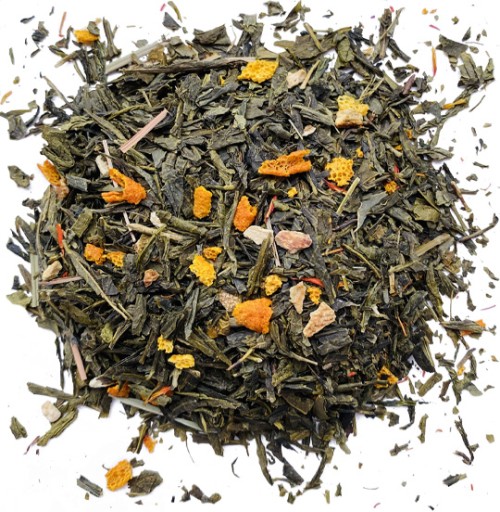 Dobrý zelený čaj EARL GREY, chutný bergamot