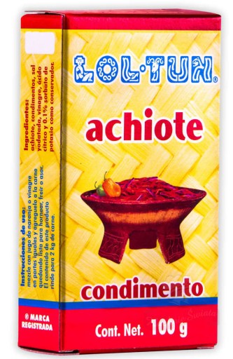 Achiote pasta - annatto farbivo 100g Lol-Tun