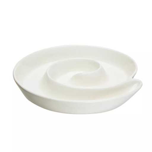 Porcelánový tanier Slimák tanier na občerstvenie