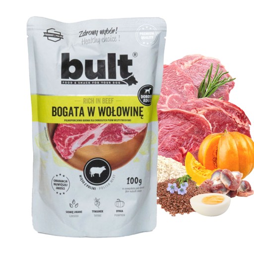 BULT Mokré krmivo pre psov Mix of Flavors 6x100g