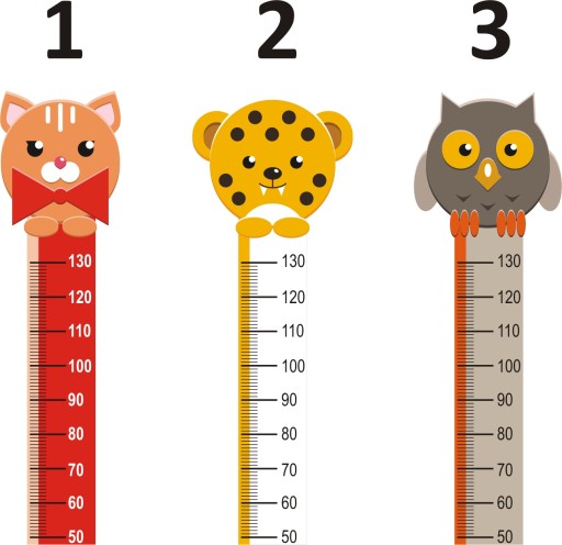 Nálepka MEASURE VÝŠKA
