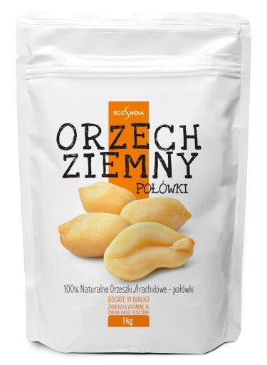 Arašidy / arašidy 1kg polovice / BIOSWENA