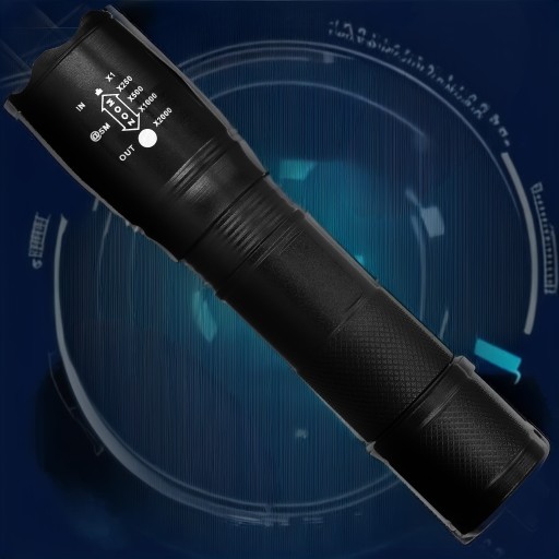 VOJENSKÁ DOBÍJATEĽNÁ BATERKA taktická LED ZOOM silná 1000lm + puzdro