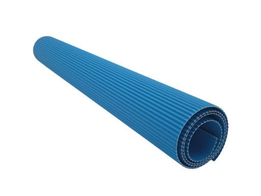 DEKORATÍVNA VLNUTÁ KARTON MODRÁ B2 50X70