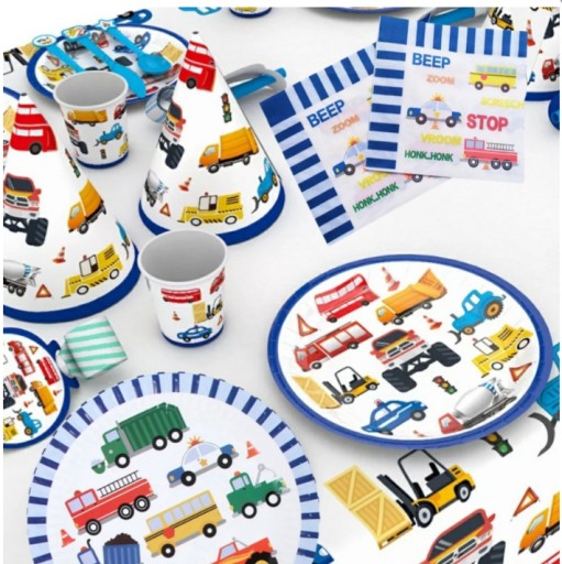 Narodeninové poháre CARS CARS dekorácia 6ks D