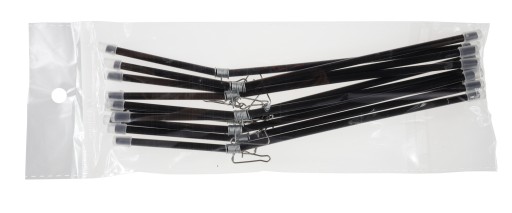 Rúrka proti zamotaniu 25 cm, ohnutá s grunt feeder grafikou, 10 kusov