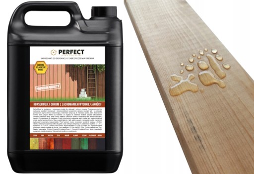 PERFECT WOOD tónovacia impregnácia dreva 1 L ČISTÁ 12 m2