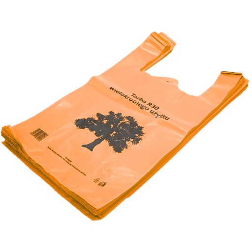 FÓLIOVÉ TAŠKY LDPE TAŠKY 30×55 cm VEĽMI HRUBÉ PEVNÉ 50 KS